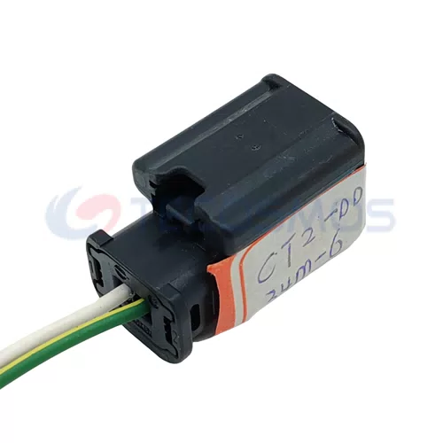 2-Pin Female Auto Parts Sealed Waterproof Automotive Wiring Harness Connector 1801176-4 Copper ABS for Wire Connections - image 6